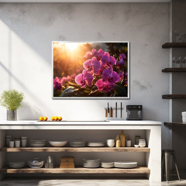 Purple Orchid Painting